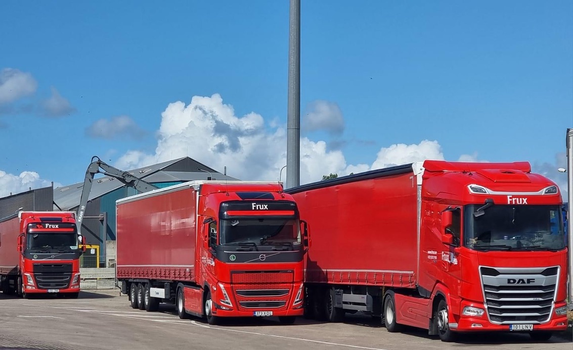 FRUX OÜ veokid - DAF ja Volvo